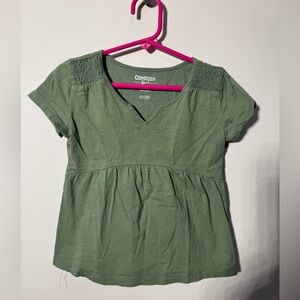 Oshkosh green blouse 5T
